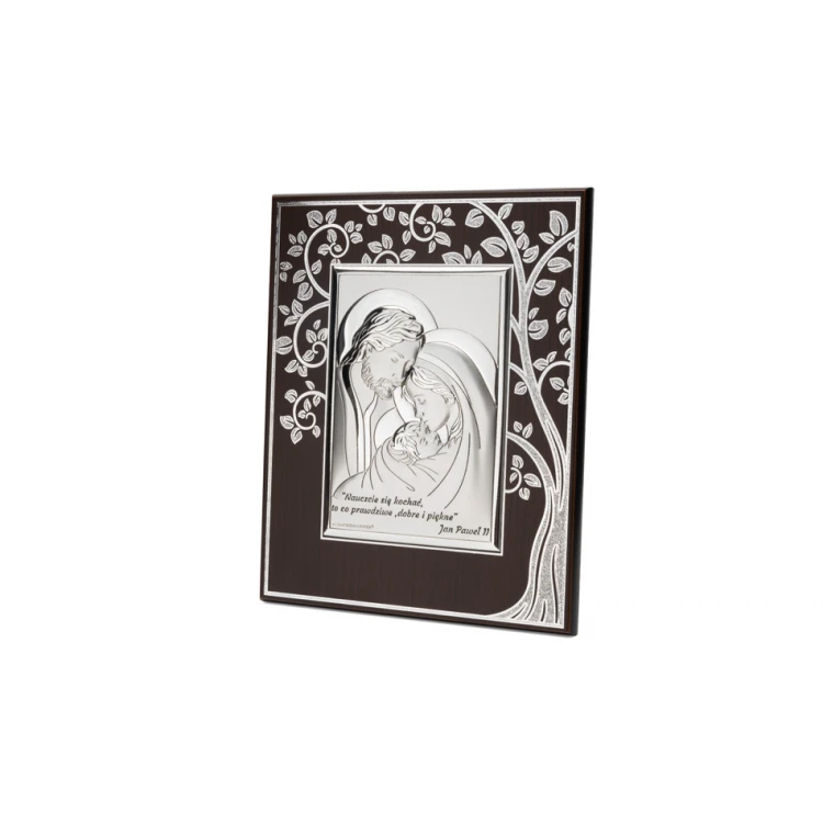 Silver Picture Holy Family 16x20cm - 6665SFM/2XA
