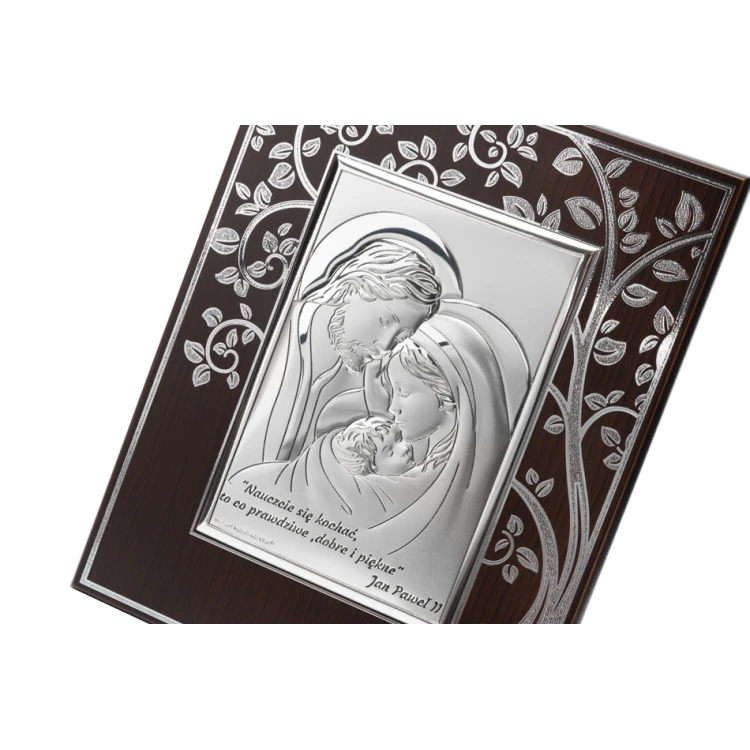 Silver Picture Holy Family 16x20cm - 6665SFM/2XA
