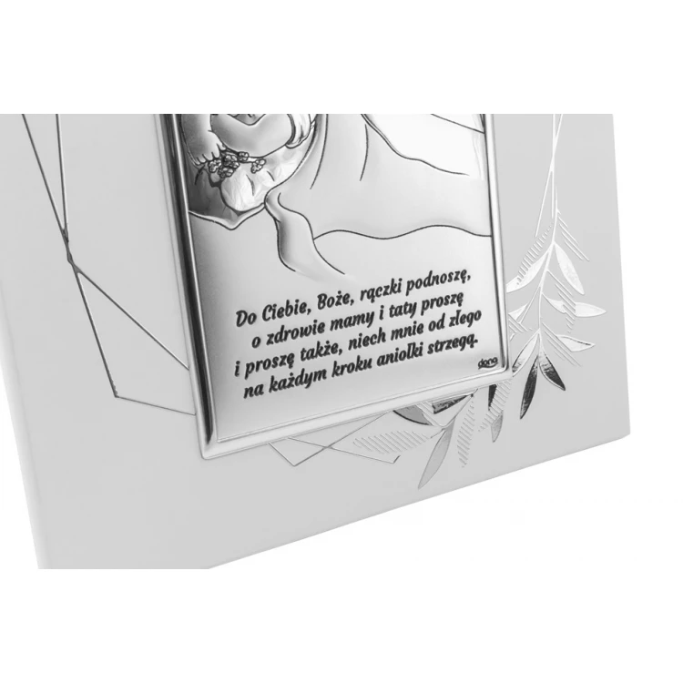 Silver Picture Your Guardian Angel dim. 14.5x19.5cm - DS02FO/2