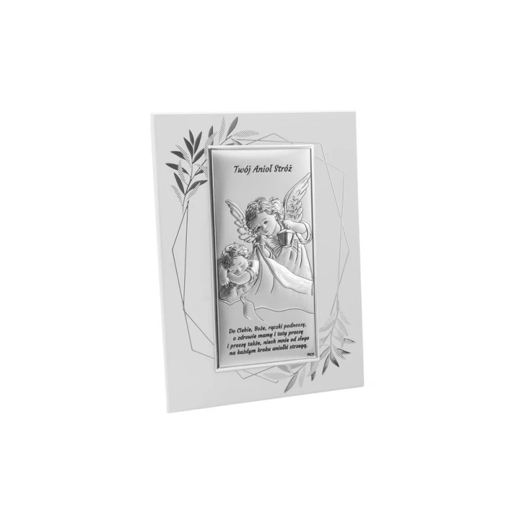 Silver Picture Your Guardian Angel dim. 14.5x19.5cm - DS02FO/2
