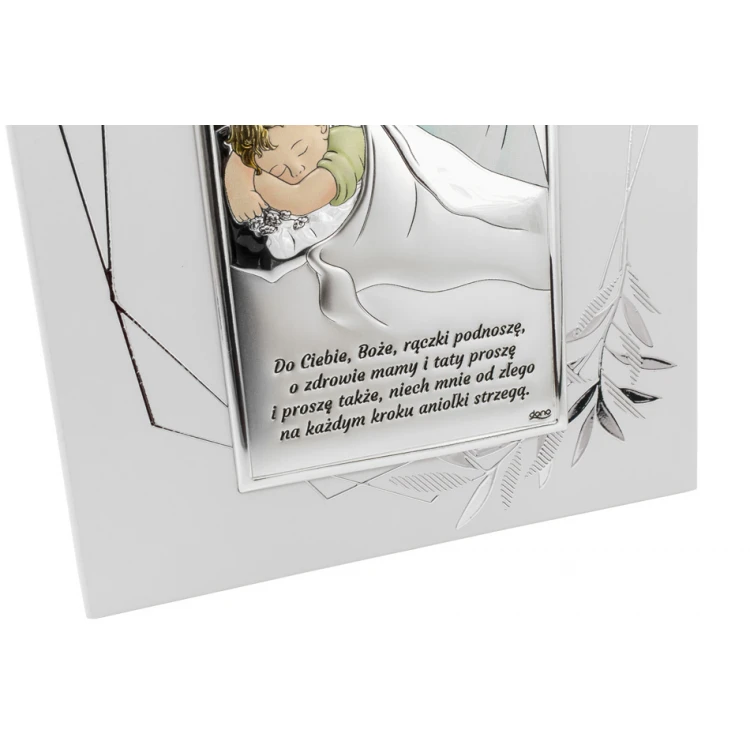 Silver Picture Your Guardian Angel dim. 14.5x19.5cm - DS02FO/2C