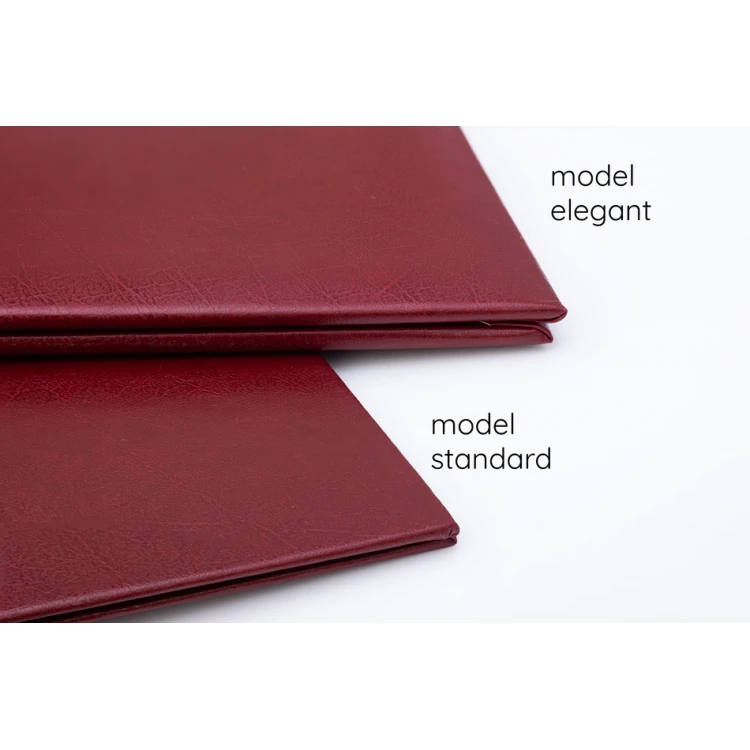 Elegant Diploma Cover - Red - Any UV Print - ET055
