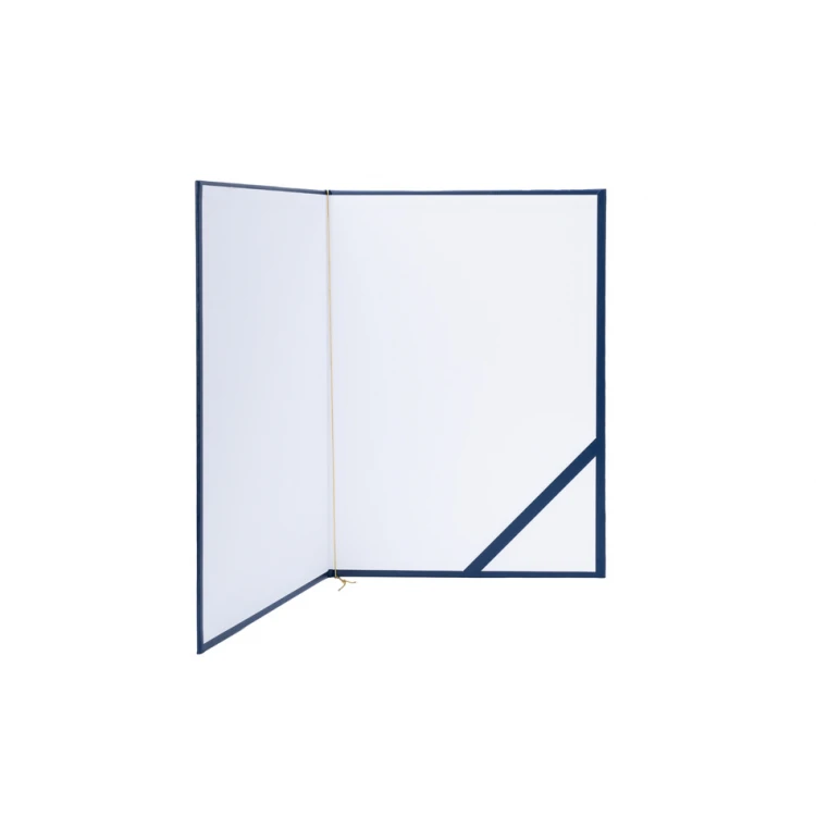 Elegant Diploma Cover - Blue - Custom UV Print - ET057