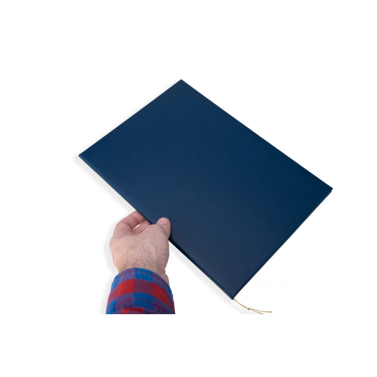 Elegant Diploma Cover - Blue - Custom UV Print - ET057