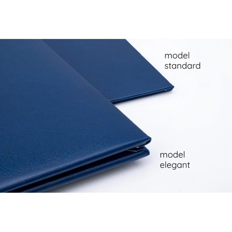 Elegant Diploma Cover - Blue - Custom UV Print - ET057