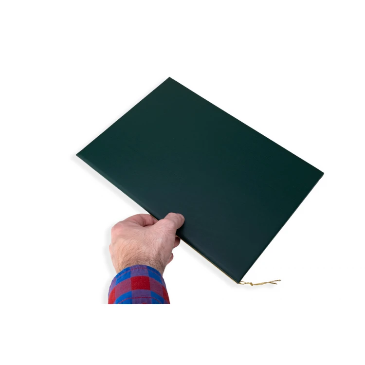 Elegant Diploma Cover - Green - Custom UV Print - ET056