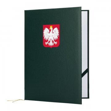 Elegant Diploma Cover - Green - Custom UV Print - ET056