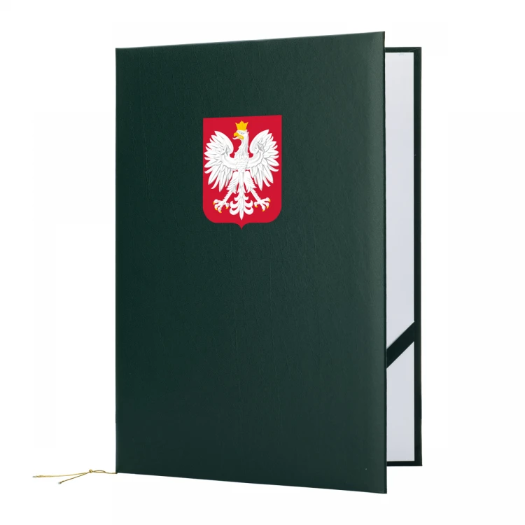 Elegant Diploma Cover - Green - Custom UV Print - ET056