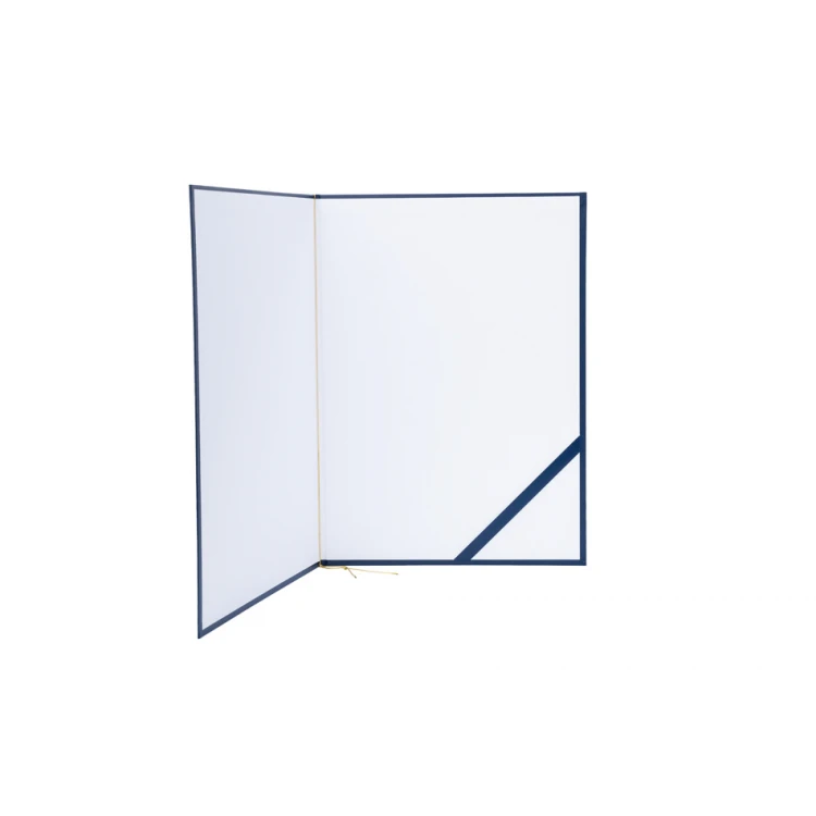 Standard Diploma Cover - Blue - Custom UV Print - ET053
