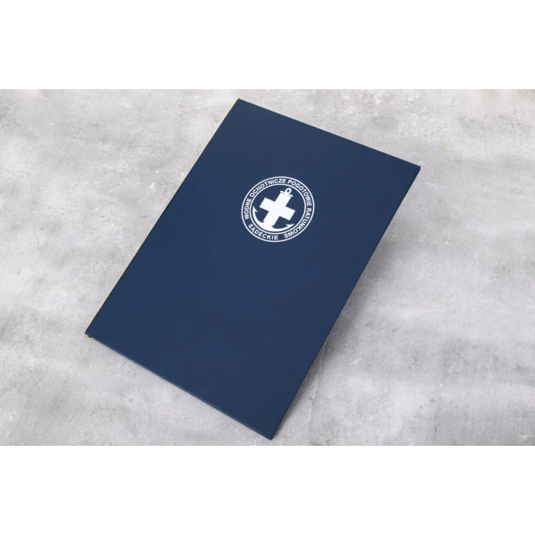 Standard Diploma Cover - Blue - Custom UV Print - ET053