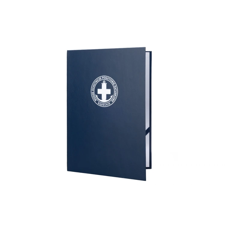 Standard Diploma Cover - Blue - Custom UV Print - ET053