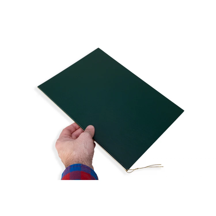 Standard Diploma Cover - Green - Custom UV Print - ET052