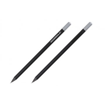 Wooden Pencils with Engraving or UV Print - Black - OW003