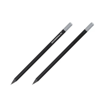 Wooden Pencils with Engraving or UV Print - Black - OW003