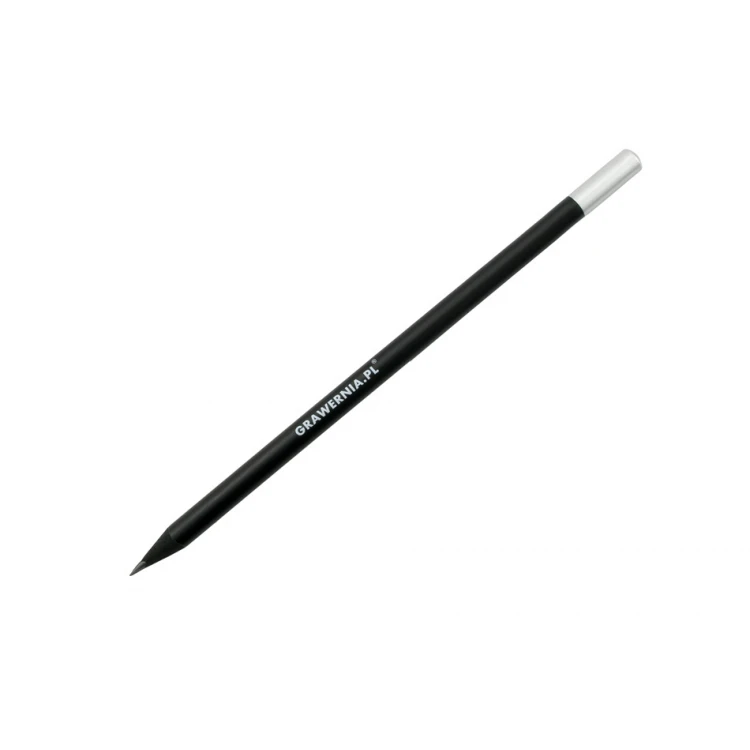Wooden Pencils with Engraving or UV Print - Black - OW003