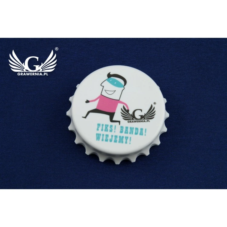 KAPSEL Bottle Opener with Colorful UV Print