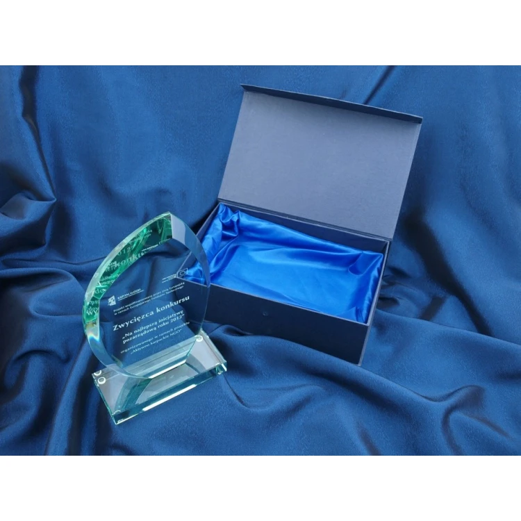 Glass Trophy in Case - INES