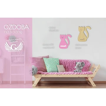 Wall Decoration - Cat - UV Digital Print - DEK006
