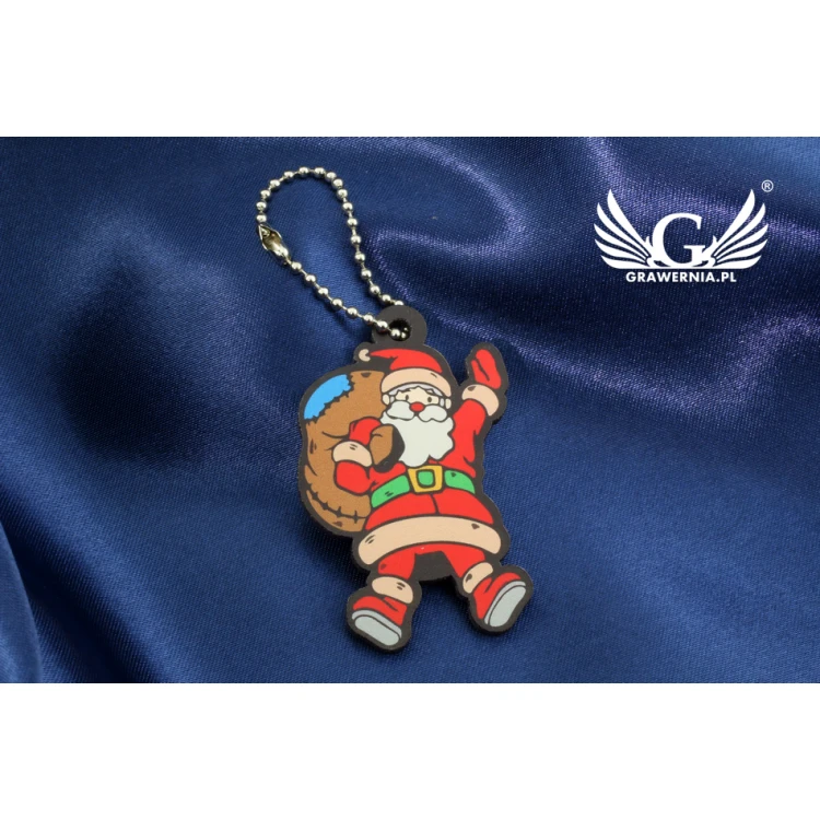 Set of 6 Wooden Christmas Ornaments - Colorful UV Print - OZD001