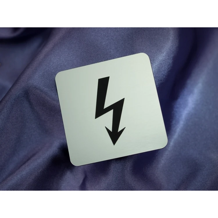 Safety Signage - Plaque with Pictograms - 60x60mm