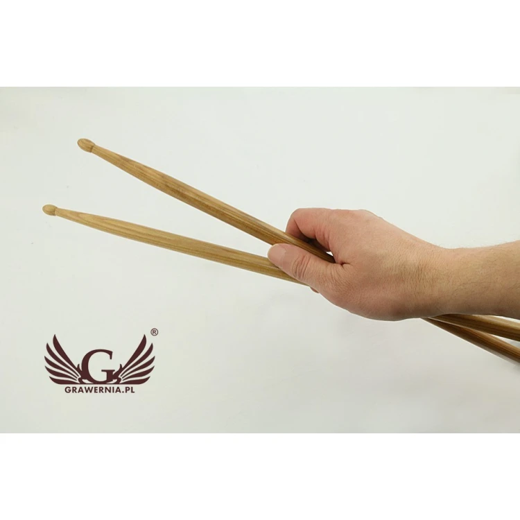 PERQS HICKORY 140C Drumsticks with Custom Print - Gift for a Drummer