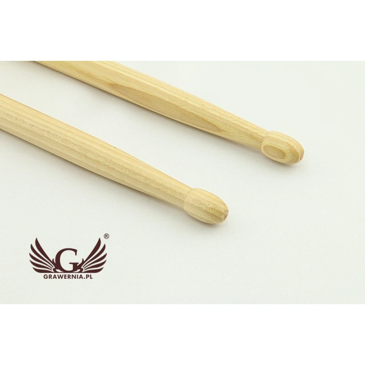 PERQS HICKORY 140B Drumsticks with Custom Print - Gift for a Drummer