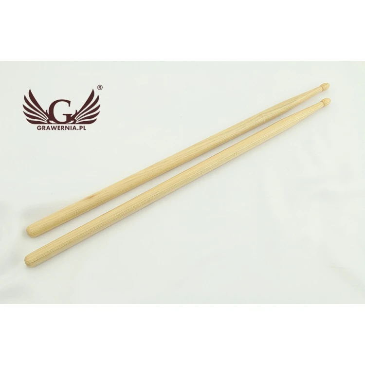 PERQS HICKORY 135C Drumsticks with Custom Print - Gift for a Drummer