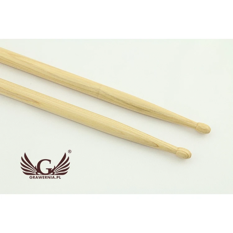 PERQS HICKORY 135C Drumsticks with Custom Print - Gift for a Drummer