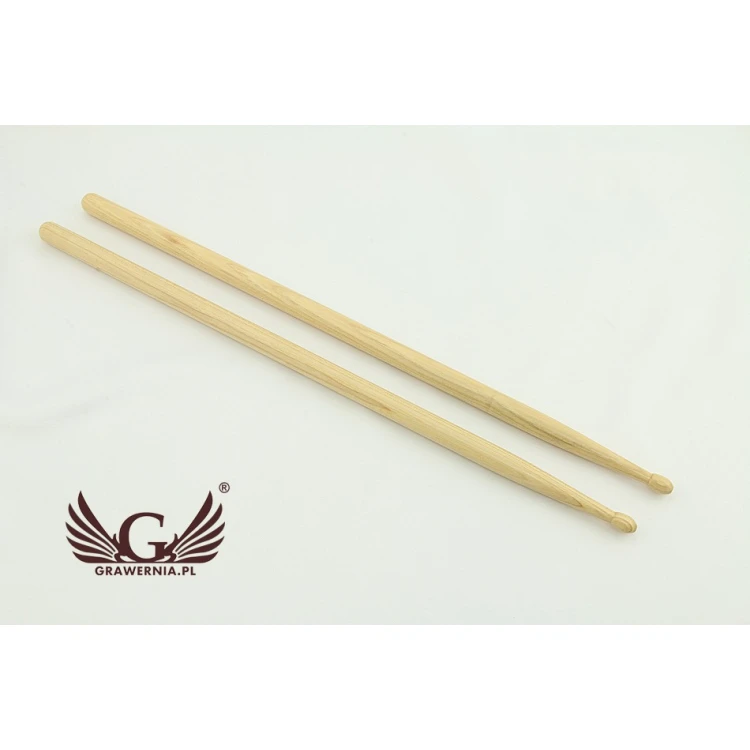 PERQS HICKORY 135C Drumsticks with Custom Print - Gift for a Drummer