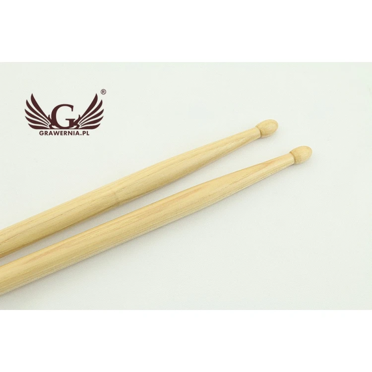 PERQS HICKORY 135C Drumsticks with Custom Print - Gift for a Drummer