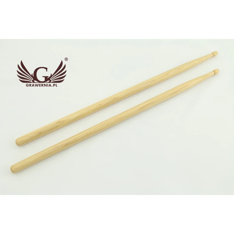 PERQS HICKORY 135C Drumsticks with Custom Print - Gift for a Drummer