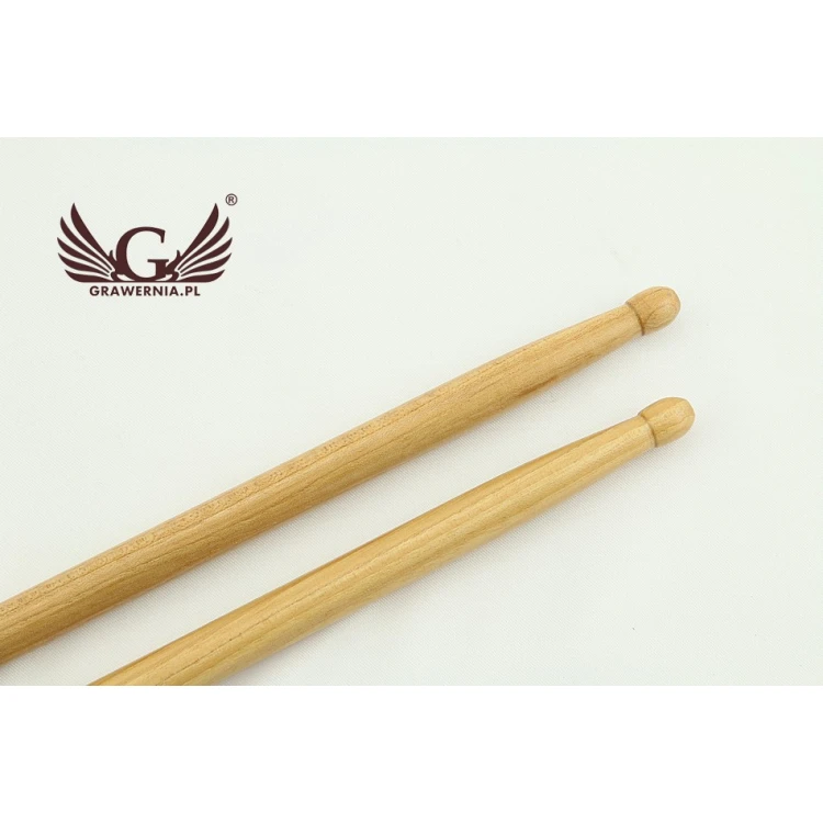 PERQS HICKORY 135B Drumsticks with Custom Print - Gift for a Drummer