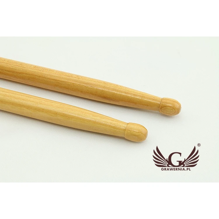 PERQS HICKORY 135B Drumsticks with Custom Print - Gift for a Drummer