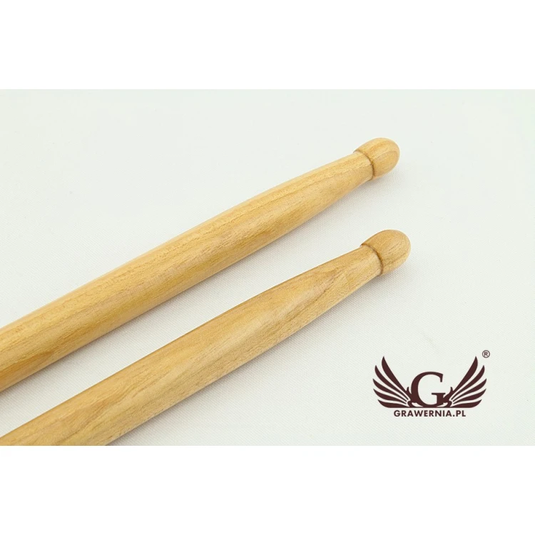 PERQS HICKORY 135B Drumsticks with Custom Print - Gift for a Drummer