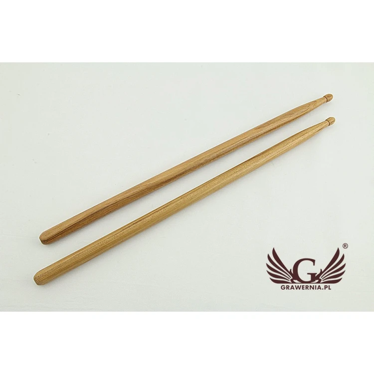 PERQS HICKORY 135A Drumsticks with Custom Print or Engraving - Gift for a Drummer