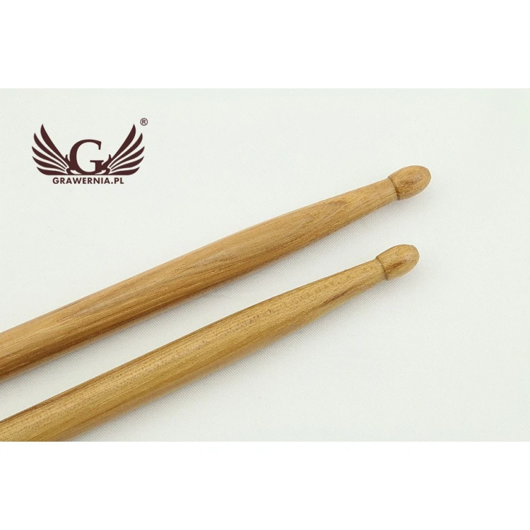 PERQS HICKORY 135A Drumsticks with Custom Print or Engraving - Gift for a Drummer