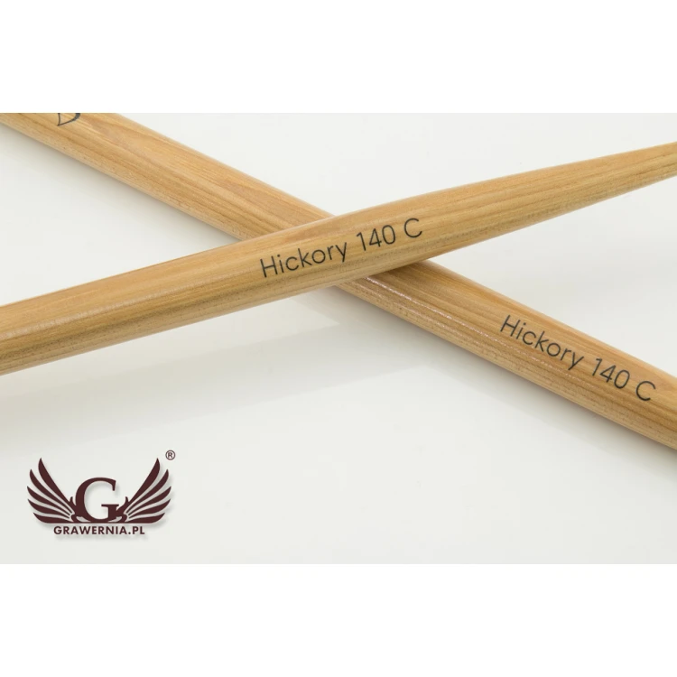 PERQS HICKORY 140C Drumsticks with Custom Print - Gift for a Drummer