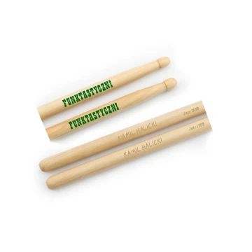 PERQS JAZZ 135B Drumsticks with Custom Print or Engraving - Gift for a Drummer
