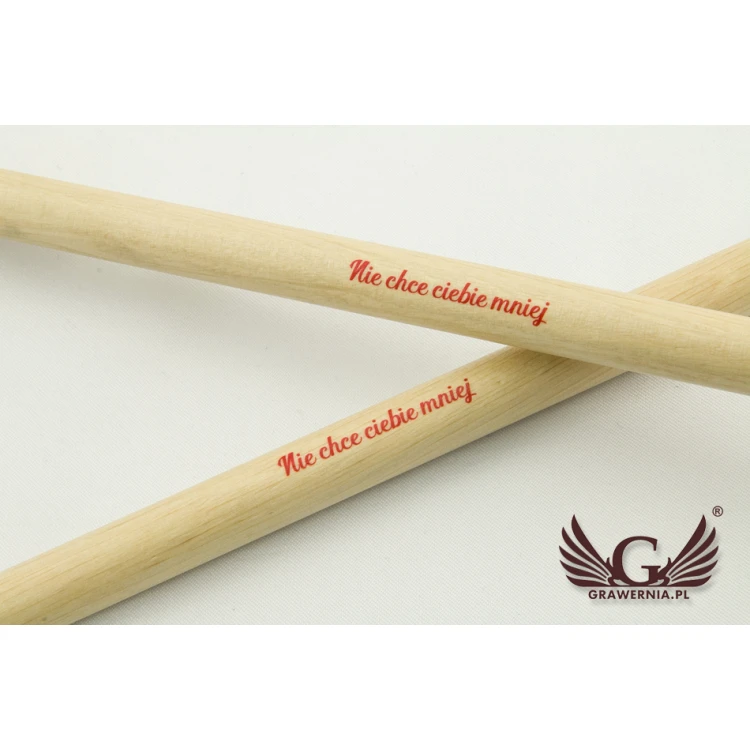 PERQS ROCK 140C Drumsticks with Custom Print or Engraving - Gift for a Drummer