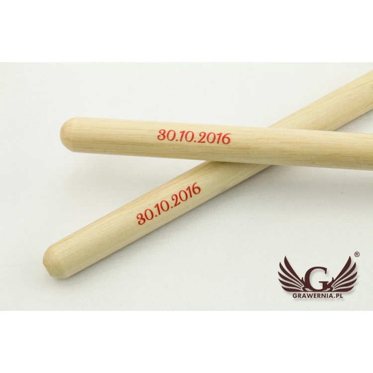 PERQS ROCK 140C Drumsticks with Custom Print or Engraving - Gift for a Drummer