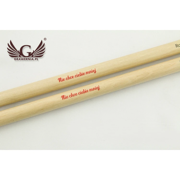 PERQS ROCK 140C Drumsticks with Custom Print or Engraving - Gift for a Drummer