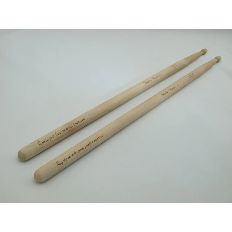Drumsticks with your signature - gift for a drummer - 130C