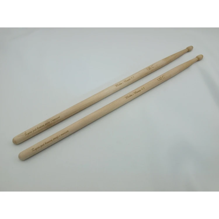 Drumsticks with your signature - gift for a drummer - 130C