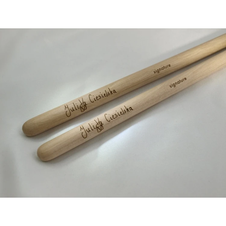 Drumsticks with your signature - gift for a drummer - 130C