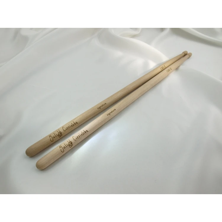 Drumsticks with your signature - gift for a drummer - 130C