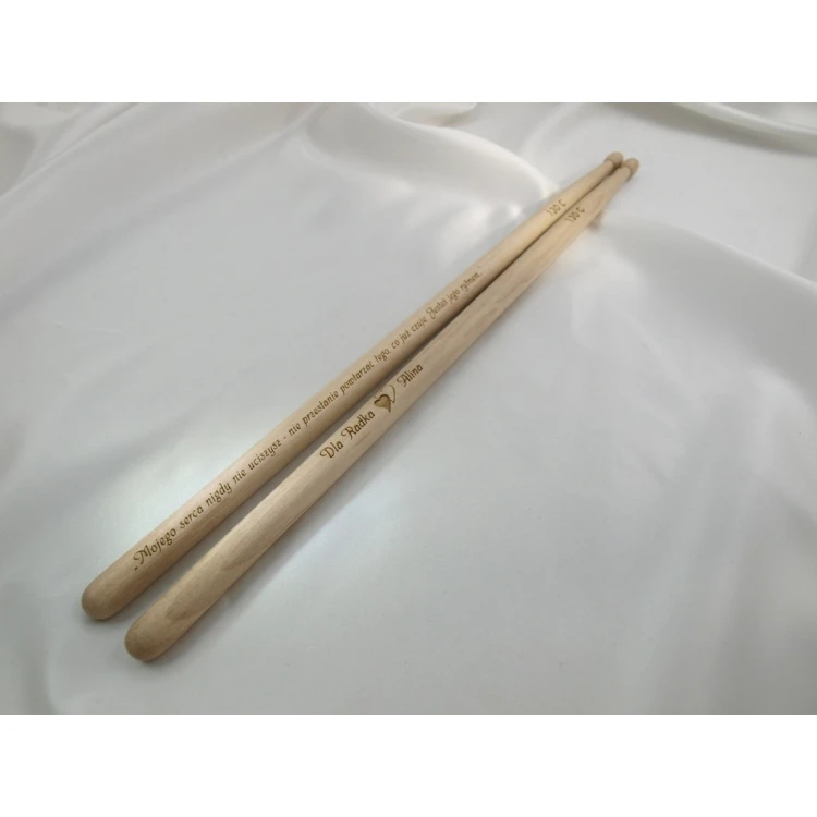 Drumsticks with your signature - gift for a drummer - 130C