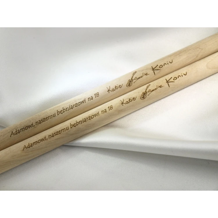 Drumsticks with your signature - gift for a drummer - 130C