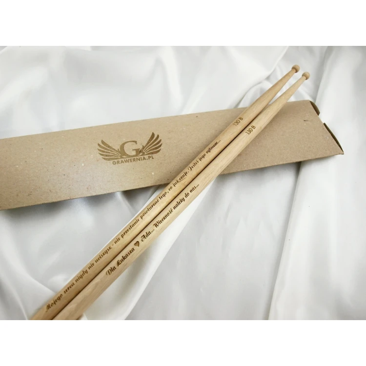 Drumsticks with your signature - gift for a drummer - 130B