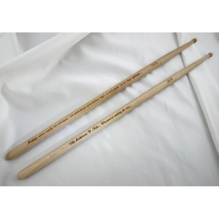 Drumsticks with your signature - gift for a drummer - 130B