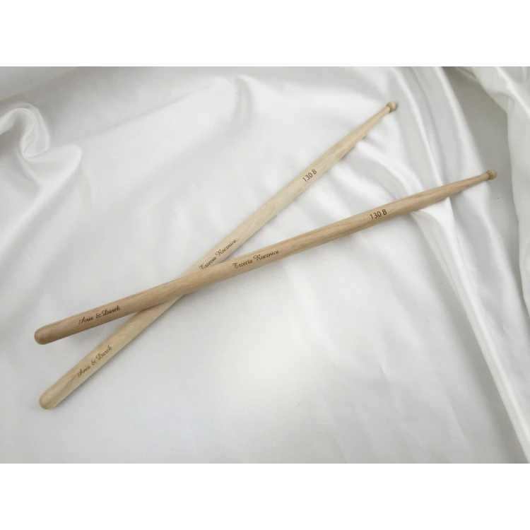 Drumsticks with your signature - gift for a drummer - 130B